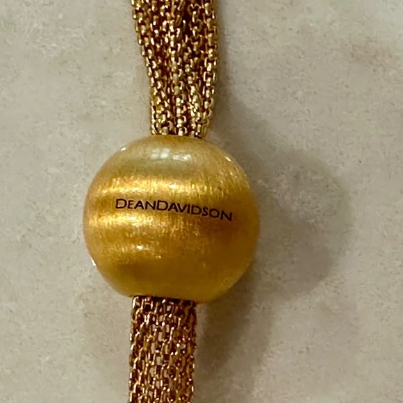 Dean Davidson 19" Drop 22 Karat Gold Plated Statement Necklace - Picture 4 of 7